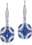 Kwiat 18k Gold Sapphire & Diamond Drop Earrings