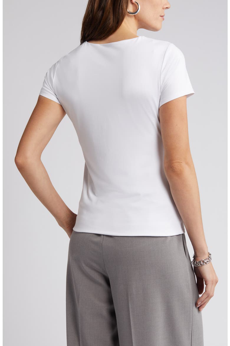 Essential Compression T-Shirt, Alternate, color, BRIGHT WHITE