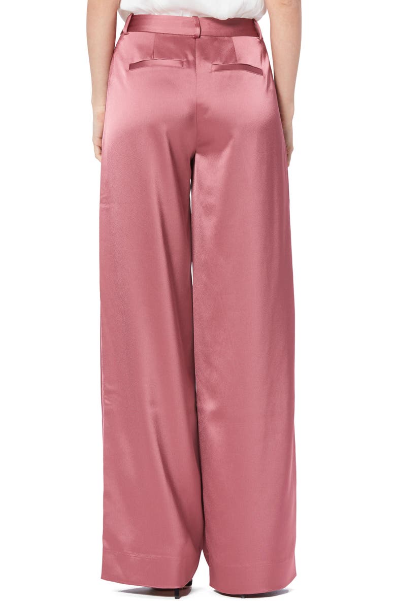 PAIGE Melise Wide Leg Satin Trousers, Alternate, color,