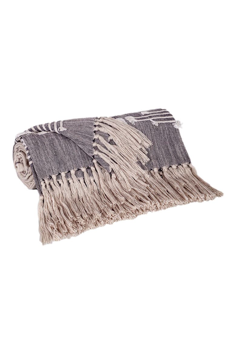 Adonia Tasseled Throw Blanket, Alternate, color, MULTI GREY