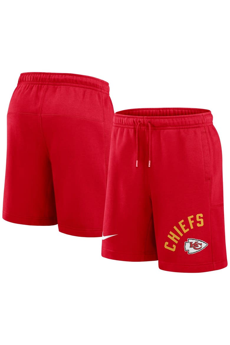 Men's Nike Red Kansas City Chiefs Arched Kicker Shorts, Main, color, Red