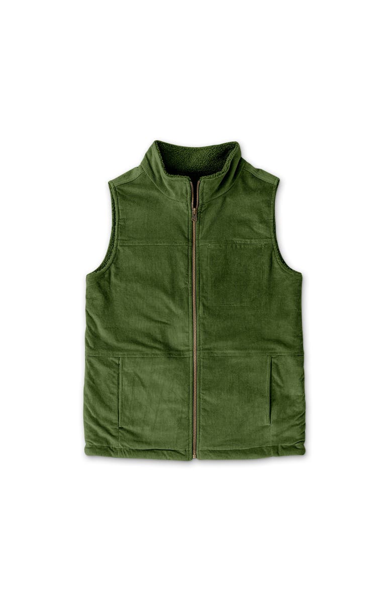 goumikids Goumi Kids Reversible Vest, Main, color, Spruce
