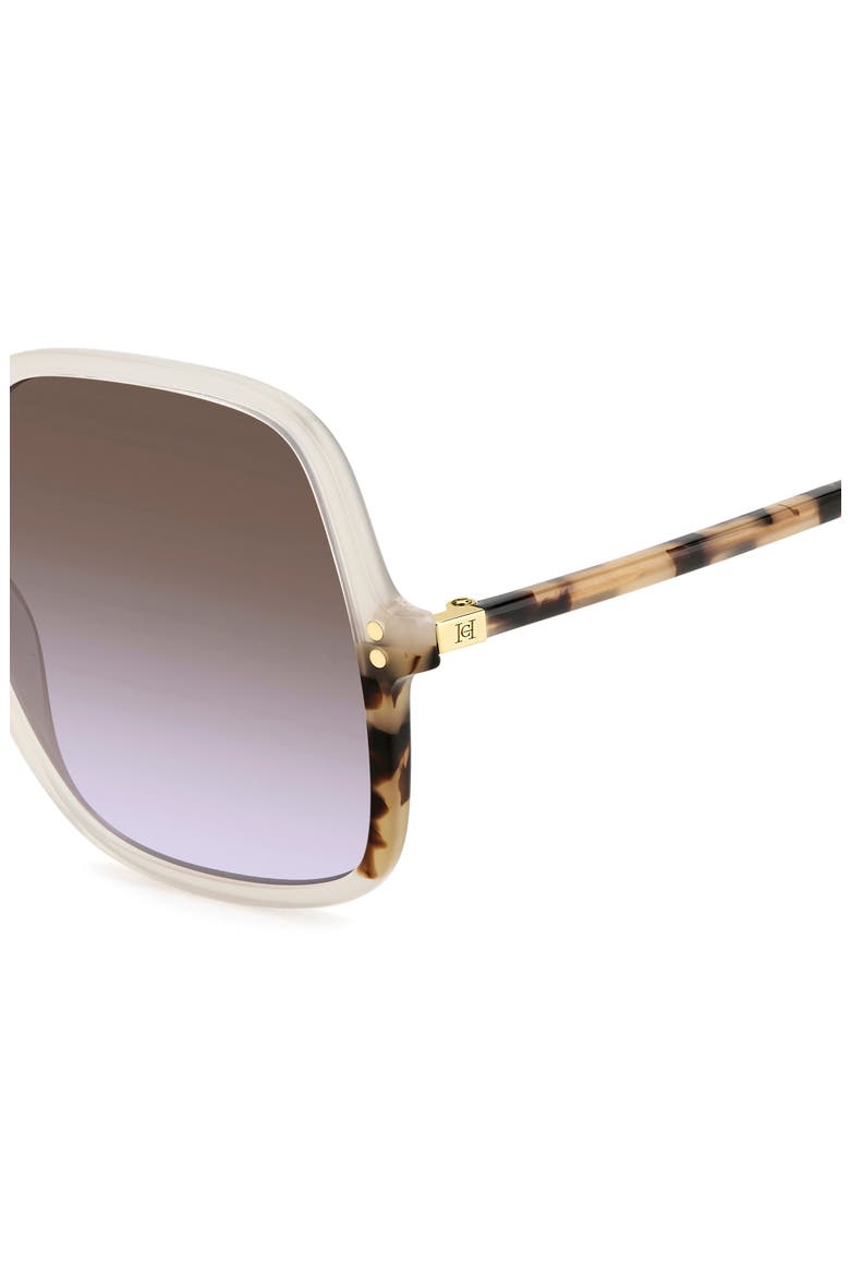 56mm Butterfly Sunglasses, Alternate, color, IVORY