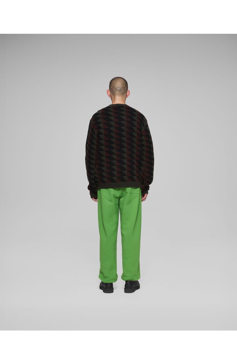 vowels Tessellated Sweater, Alternate, color, Green