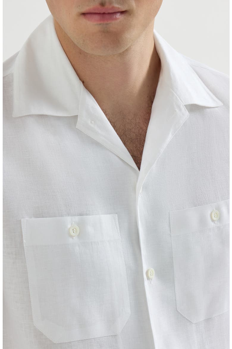 Shirt with chest pockets, Alternate, color, White