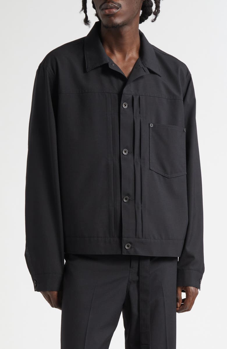 Sacai Suiting Jacket, Main, color, Black