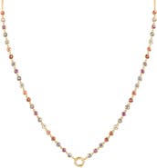 EDEN PRESLEY Sapphire and Diamond Closure Necklace