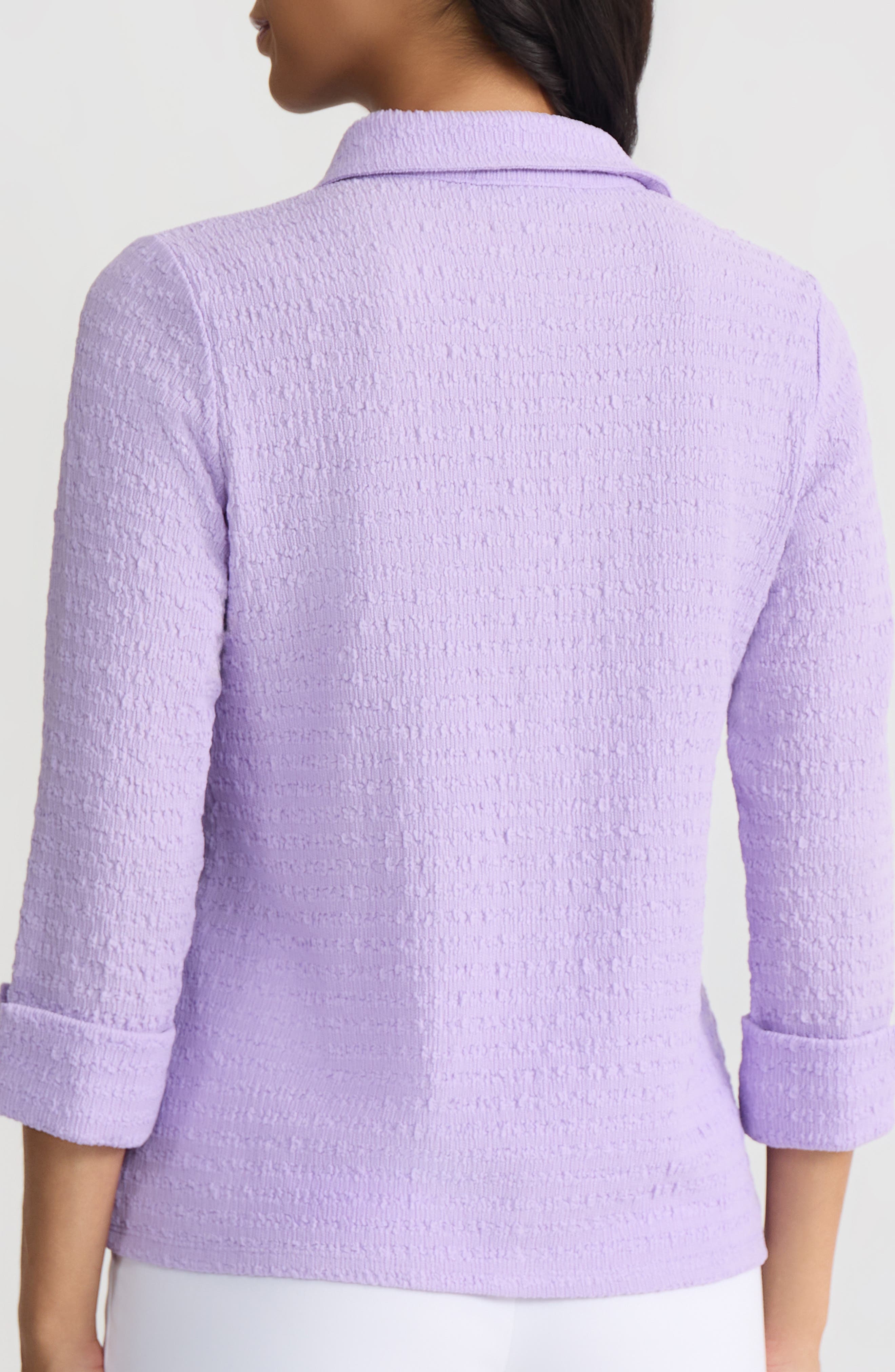 Ridge Knit Button-Up Shirt - image 4
