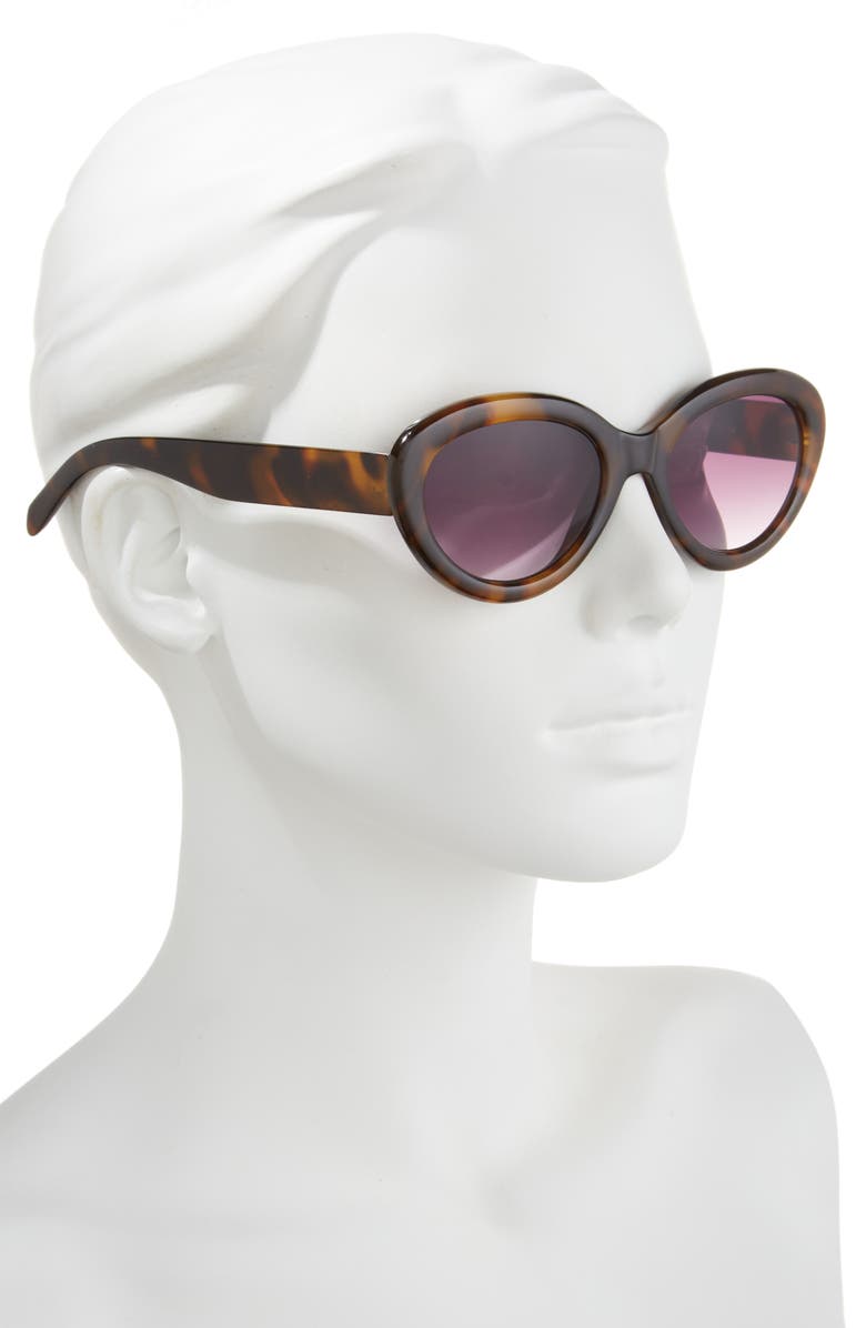 BP. Gradient Cat Eye Sunglasses, Alternate, color, Tortoise