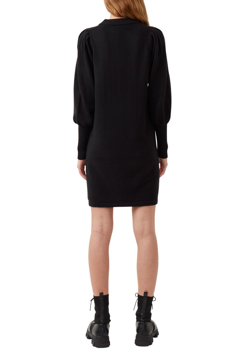 French Connection Babysoft Balloon Long Sleeve Sweater Dress, Alternate, color,