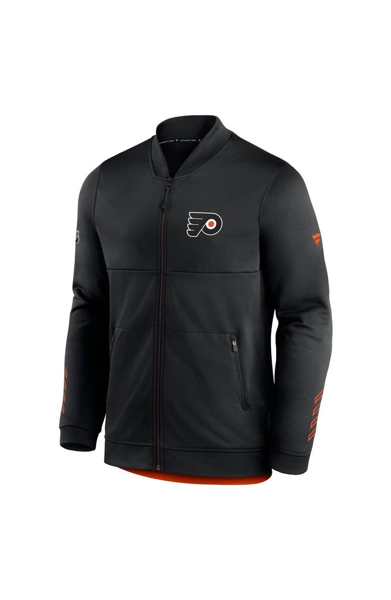 FANATICS Men's Fanatics Branded Black Philadelphia Flyers Locker Room Full-Zip Jacket, Alternate, color, 
