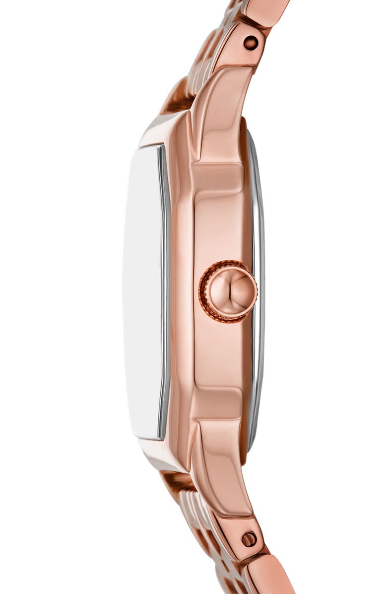 Fossil Harlow Bracelet Watch, 27mm, Alternate, color, Rose Gold