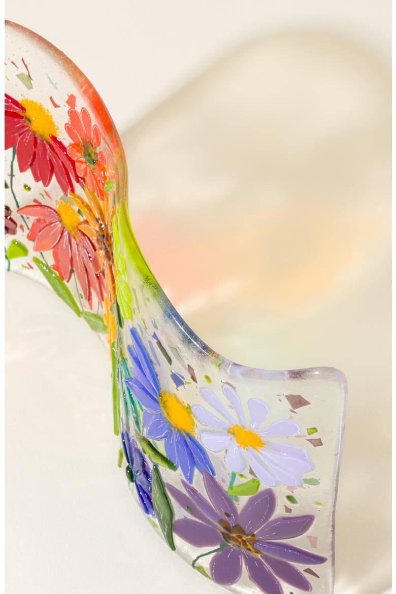 Sunlit Garden Glass Sculpture by Ohland Studios, Alternate, color, Multi