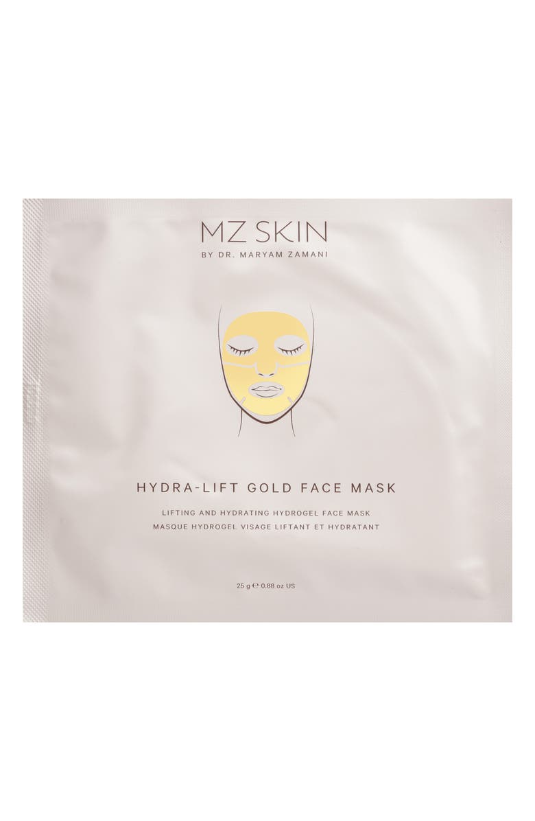 MZ Skin Hydra-Lift Golden Facial Treatment Mask, Main, color,