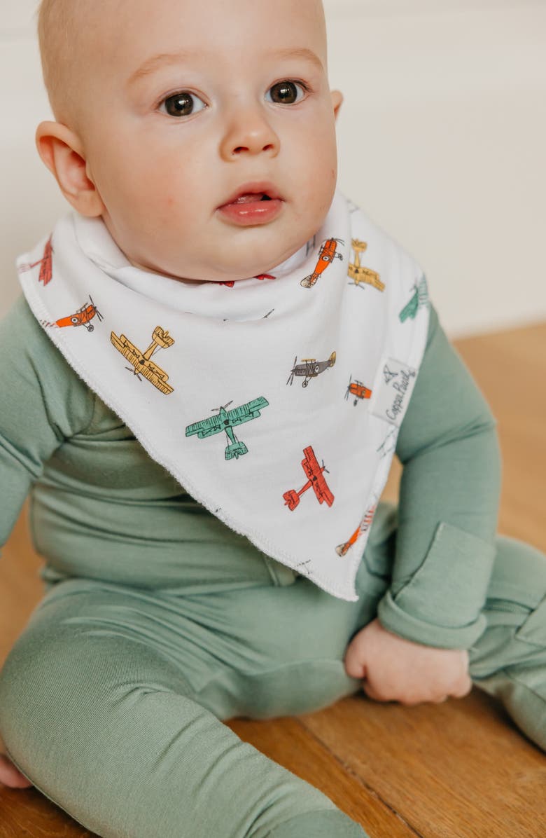 Copper Pearl 4-Pack Bandana Bibs, Alternate, color, Ace