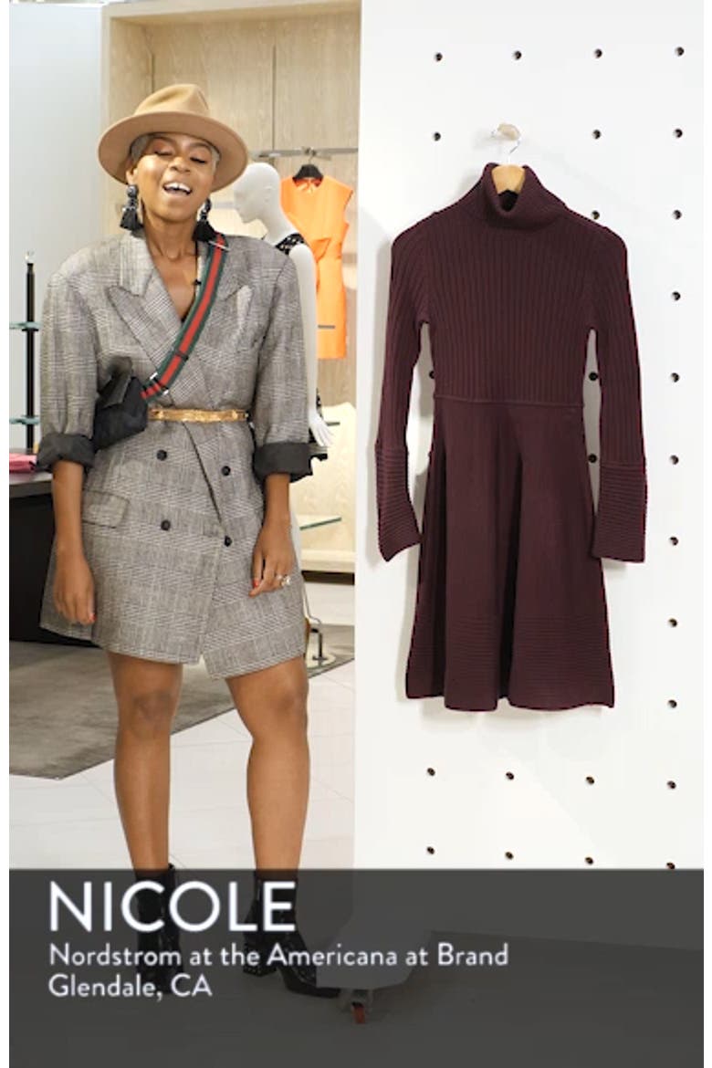 Turtleneck Sweater Dress video