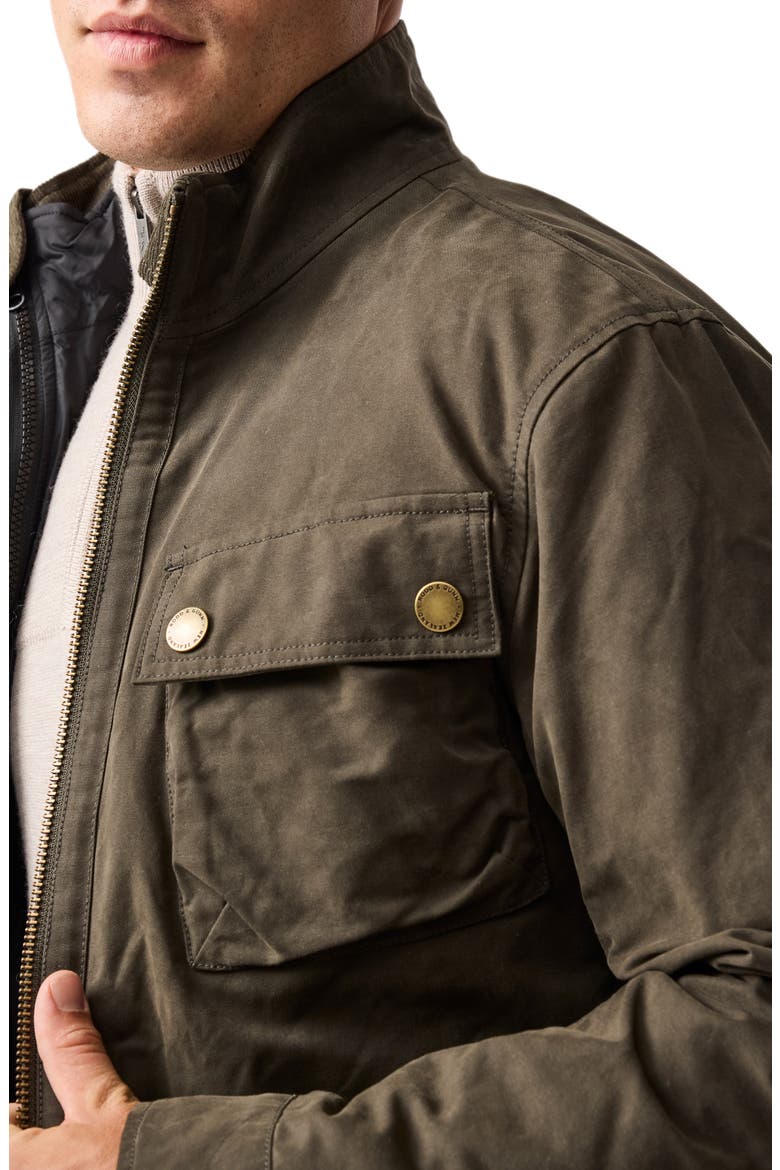 Aberdeen Field Jacket with Removable Interior Liner Jacket, Alternate, color, DEEP OLIVE