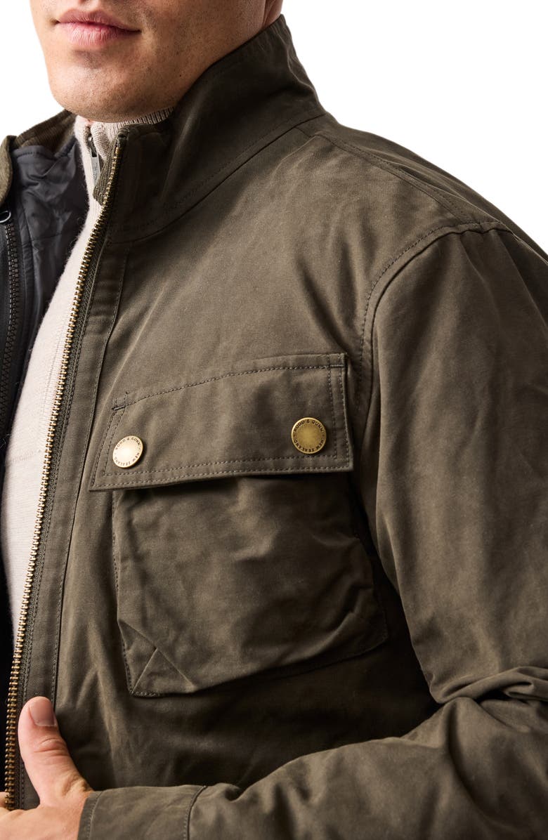 Rodd & Gunn Aberdeen Field Jacket with Removable Interior Liner Jacket, Alternate, color, Deep Olive
