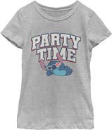Lilo & Stitch Girls' American Party Time T-Shirt