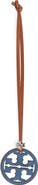 Tory Burch Miller Logo Leather Key Fob