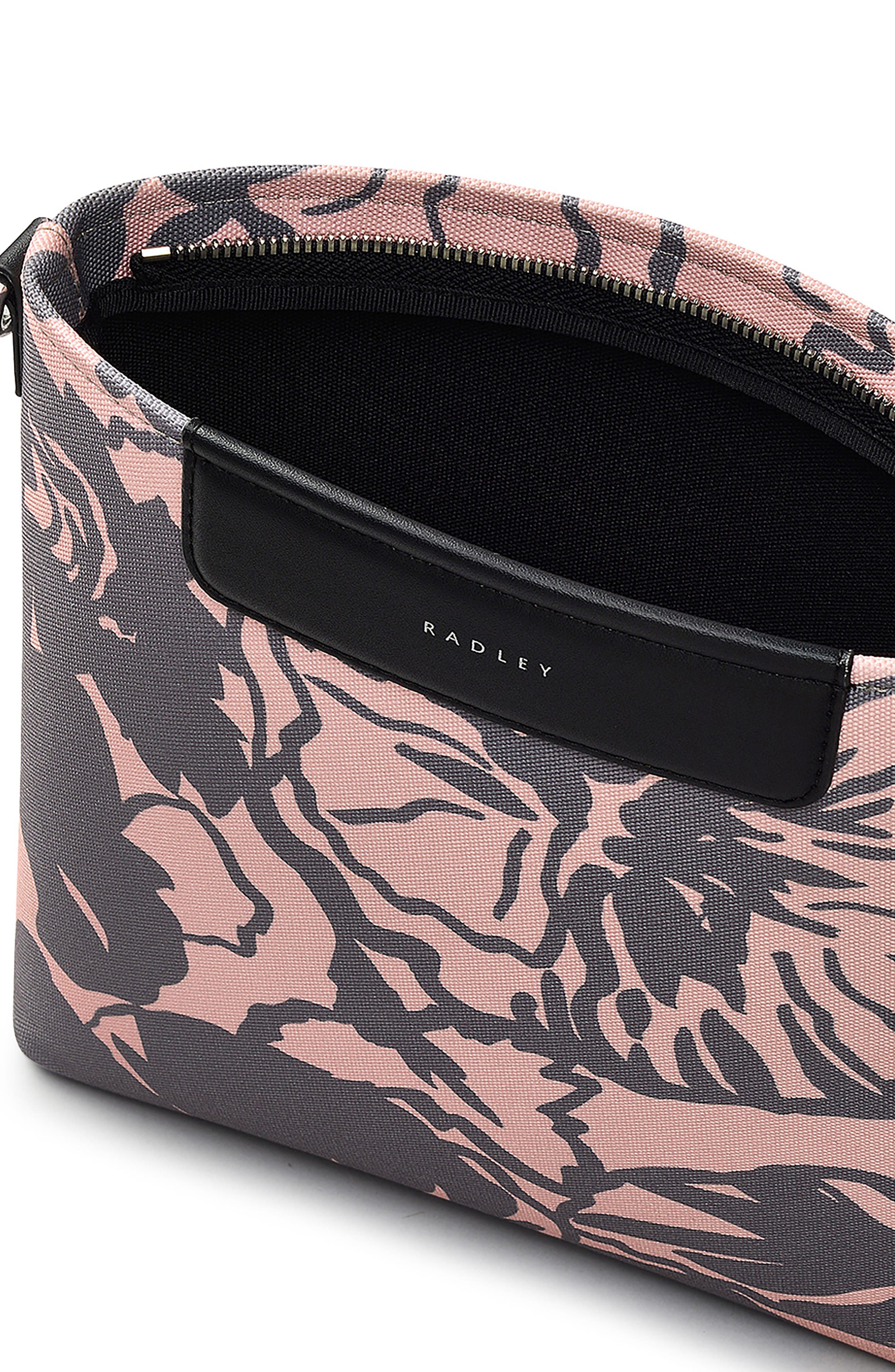 Radley Southwell Gardens Floral Small Crossbody Bag, Alternate, color, Black