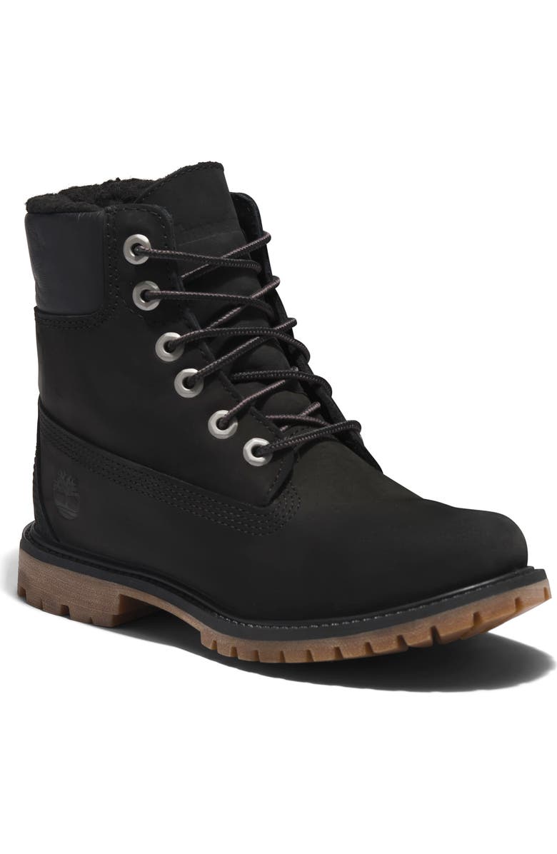 Timberland Premium 6-Inch Waterproof Faux Fur Lined Boot, Main, color,