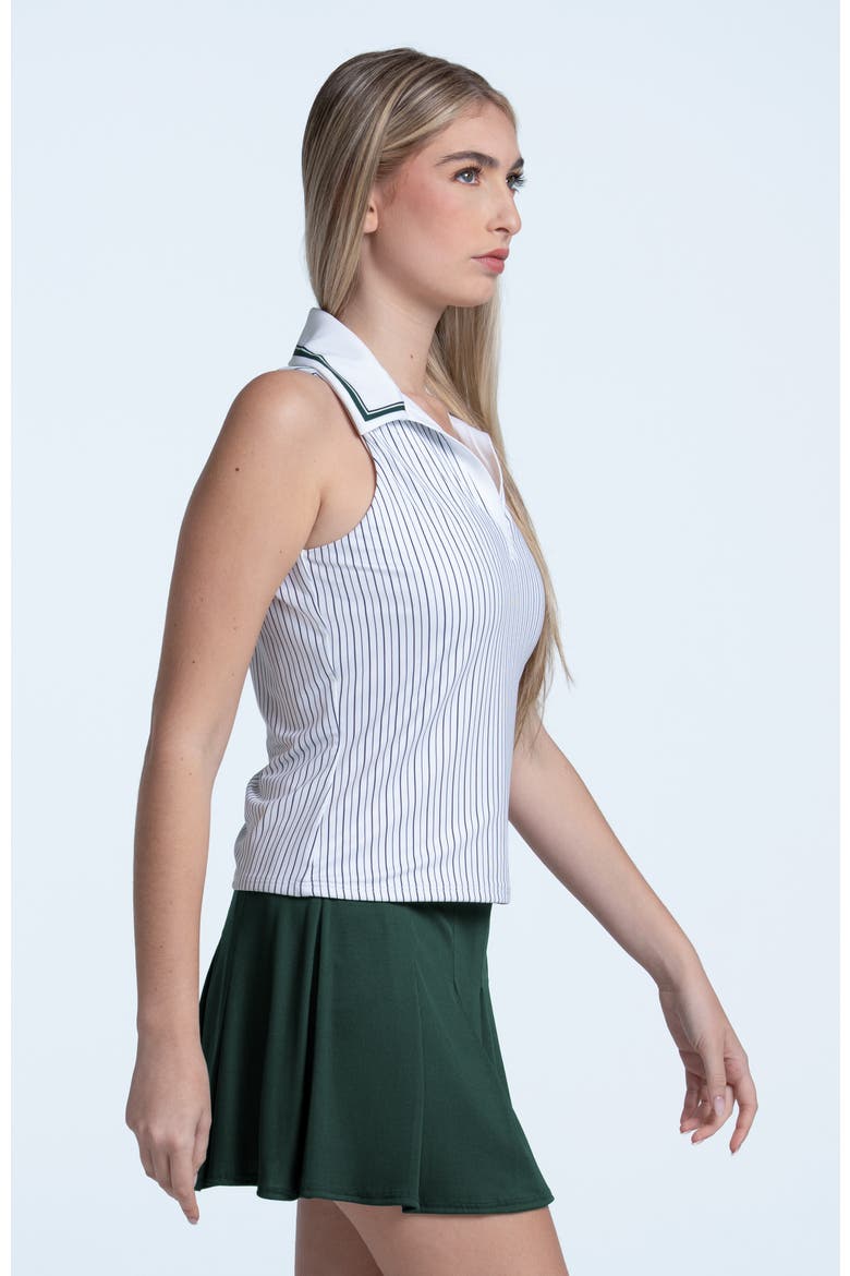 Ivy Classic Polo Tank, Alternate, color, White