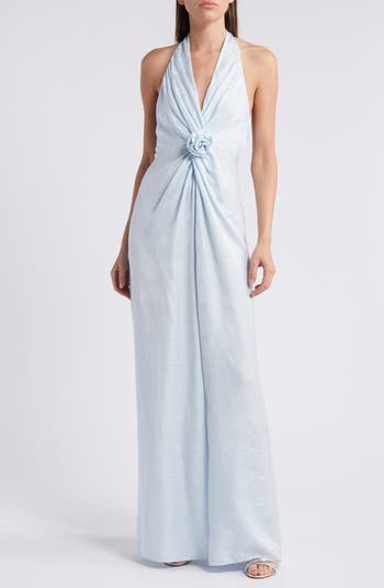 chinese dress ladies River Halter Maxi Dress
