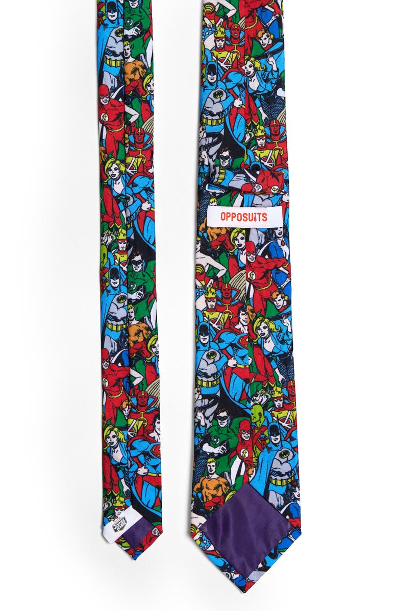 OppoSuits DC Comics Justice League Tie, Alternate, color, 