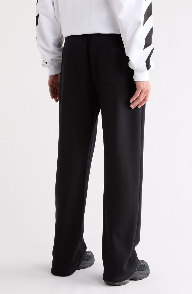 Off-White OW Cotton Sweatpants, Alternate, color, Black-White
