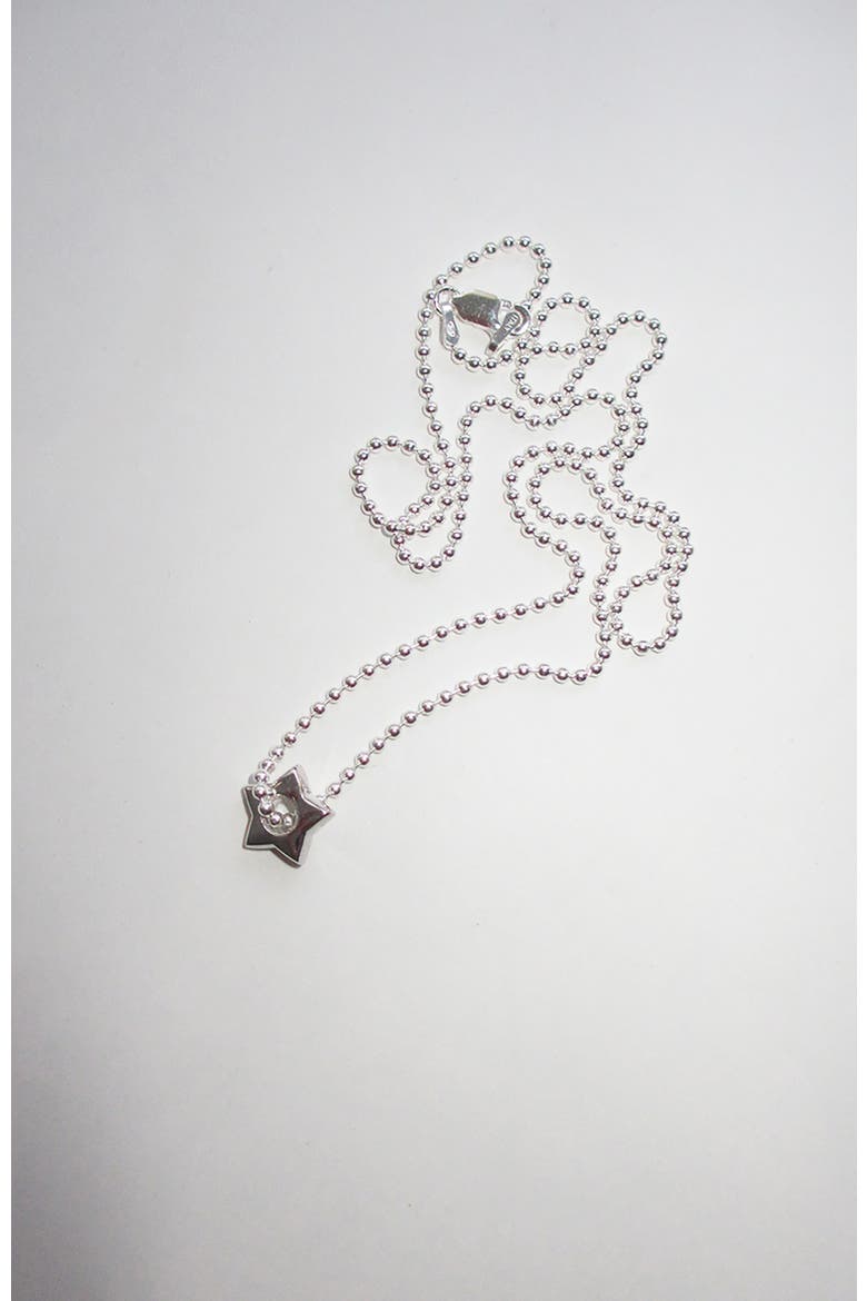 Lil Star Chain, Alternate, color, Silver