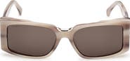Max Mara Spark 54mm Rectangular Sunglasses