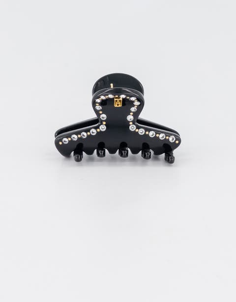 Raspail Acetate Strass Small Hair Claw Clip