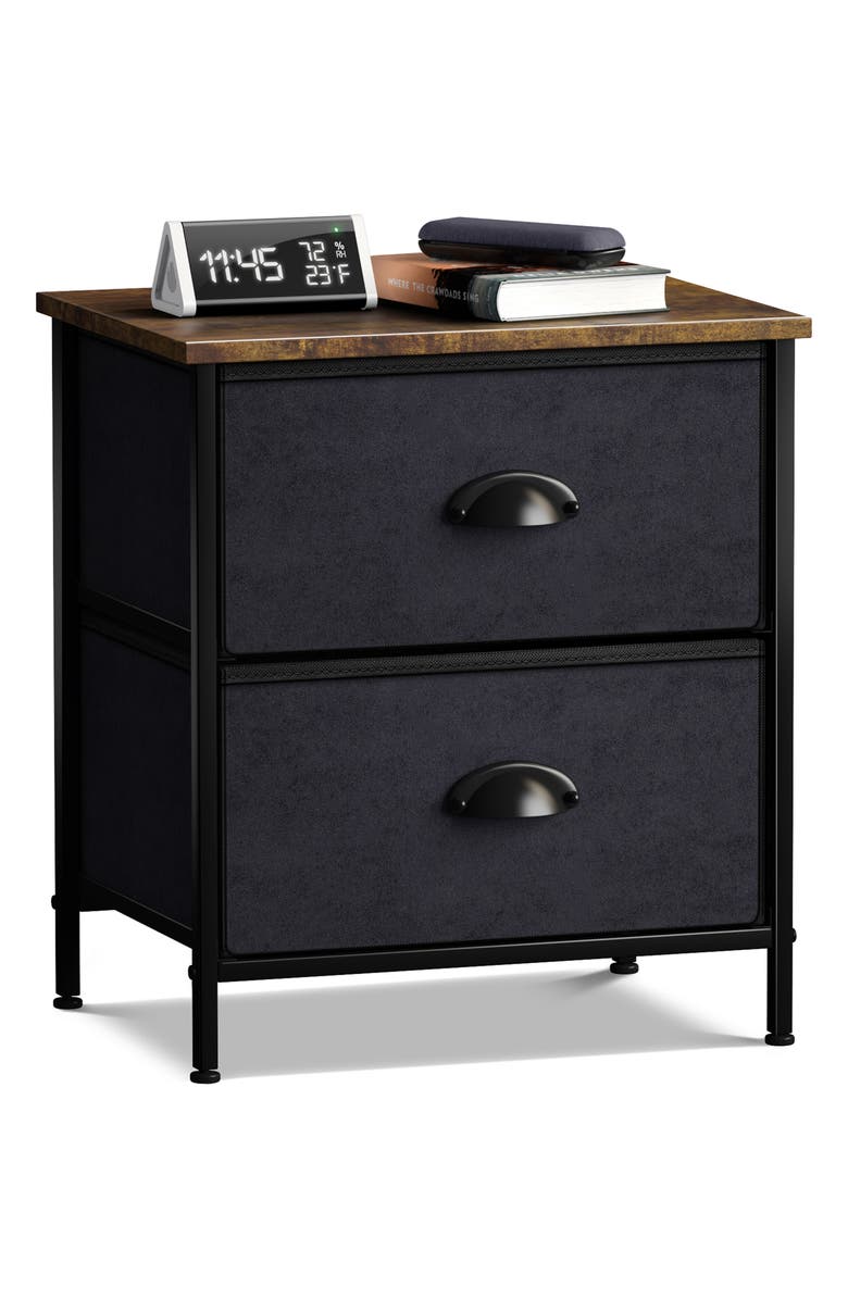 SORBUS 2 Drawer Chest Dresser, Alternate, color,