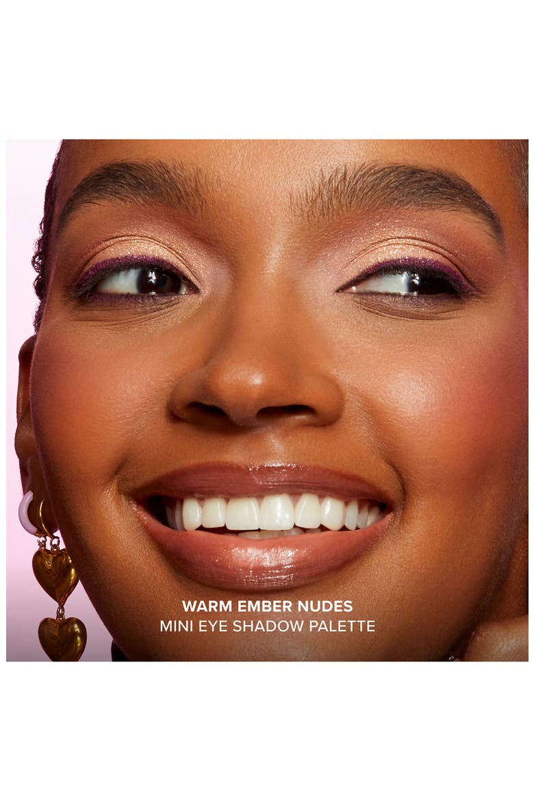 Born This Way Mini Eyeshadow Palette, Alternate, color, WARM EMBER NUDES