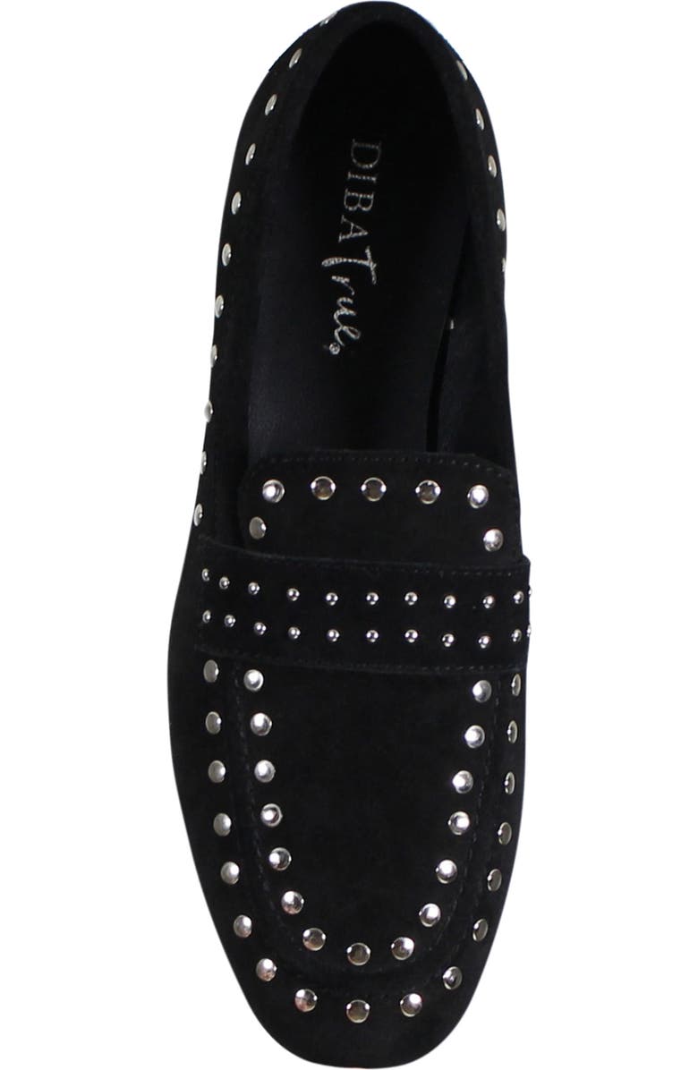 Diba True Canyon Studded Loafer, Alternate, color, Black