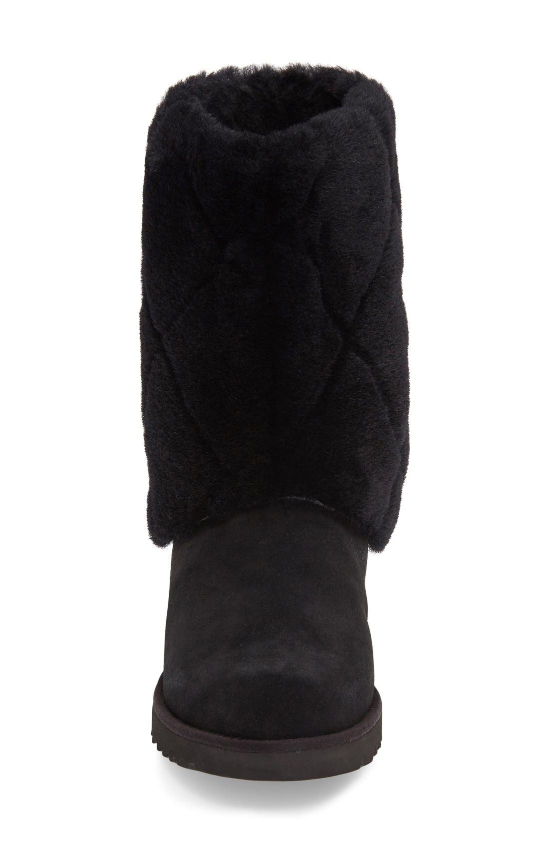 UGG<sup>®</sup> Ariella Luxe Diamond Genuine Shearling Boot, Alternate, color, 