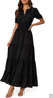 BY DESIGN Rio Crepe Maxi Dress
