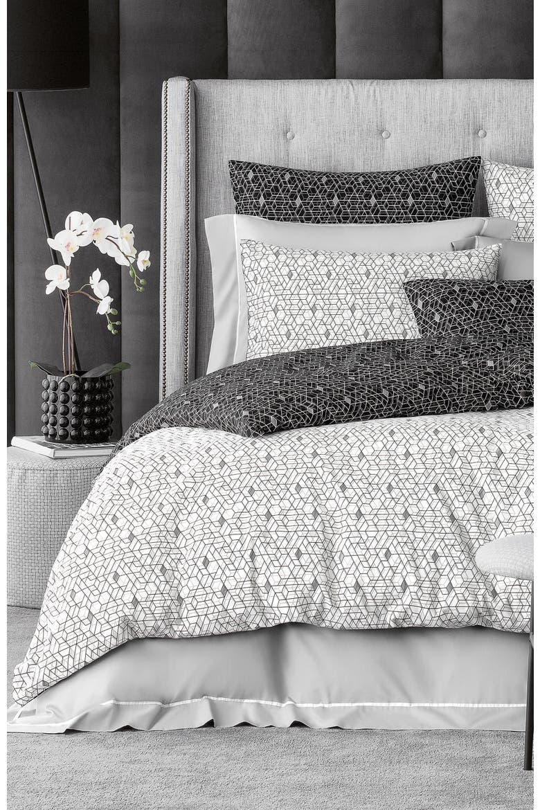 Baker Duvet cover, Alternate, color, Black