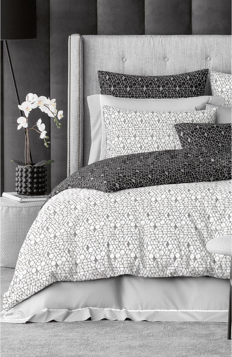 Togas Baker Duvet cover, Alternate, color, Black