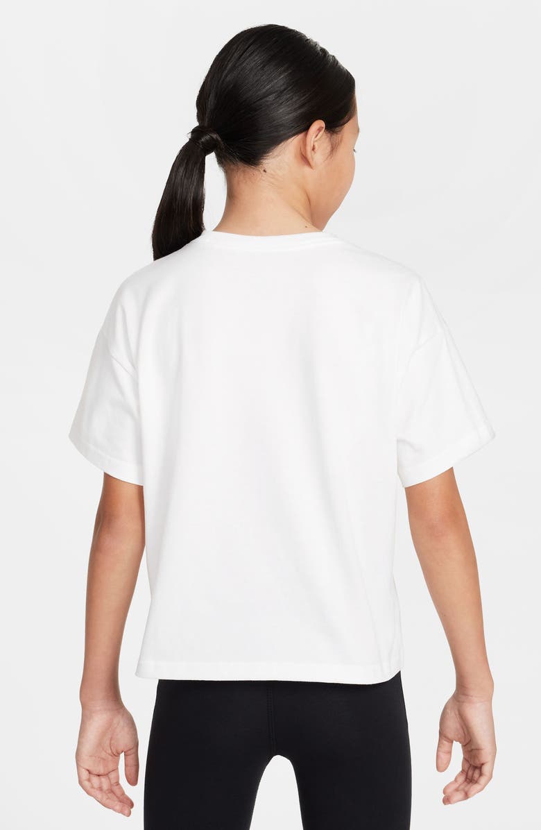 Nike Kids' Photo Cotton Graphic T-Shirt, Alternate, color, White