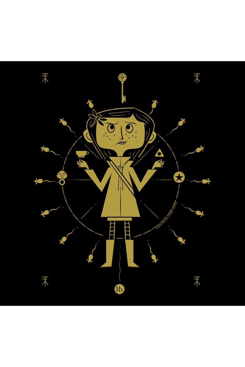Men's Divine Symbols Short Sleeve T-Shirt, Alternate, color, Black