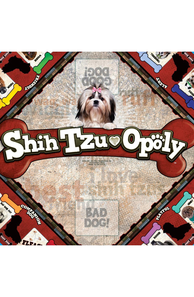 Late for the Sky Shittzuopoly Dog Themed Family Board Game, Ages 8+, Alternate, color, Multicolored