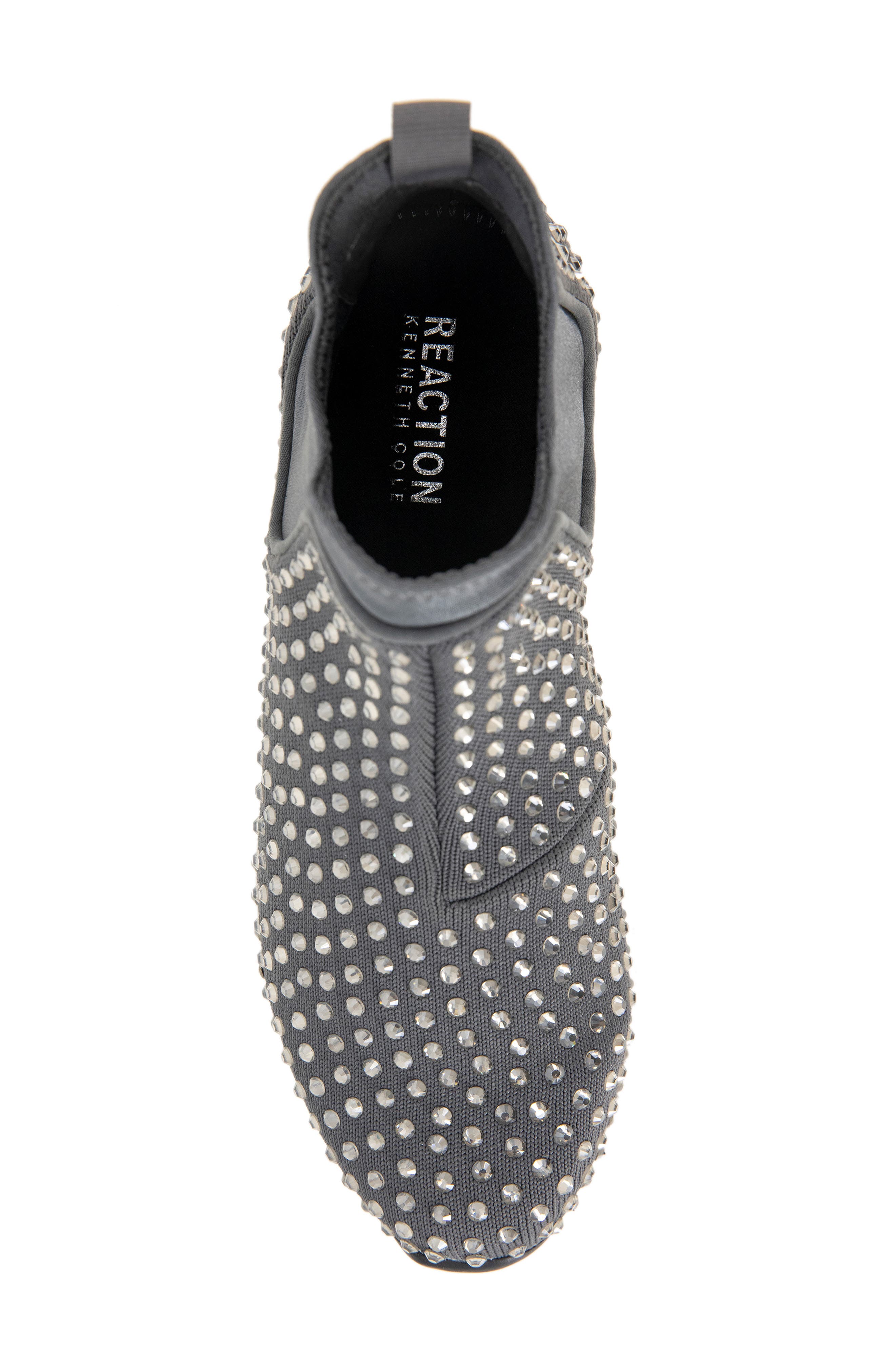 Cameron Jewel Chelsea Sneaker, Alternate, color, DARK GREY
