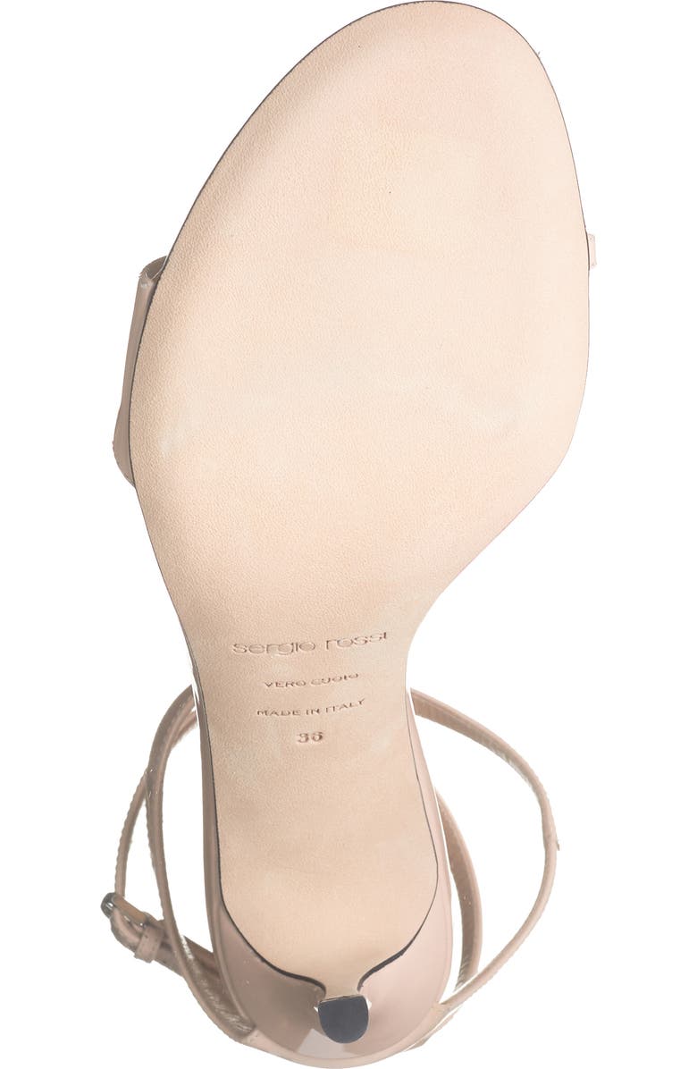 Sergio Rossi Ankle Wrap Sandal, Alternate, color,