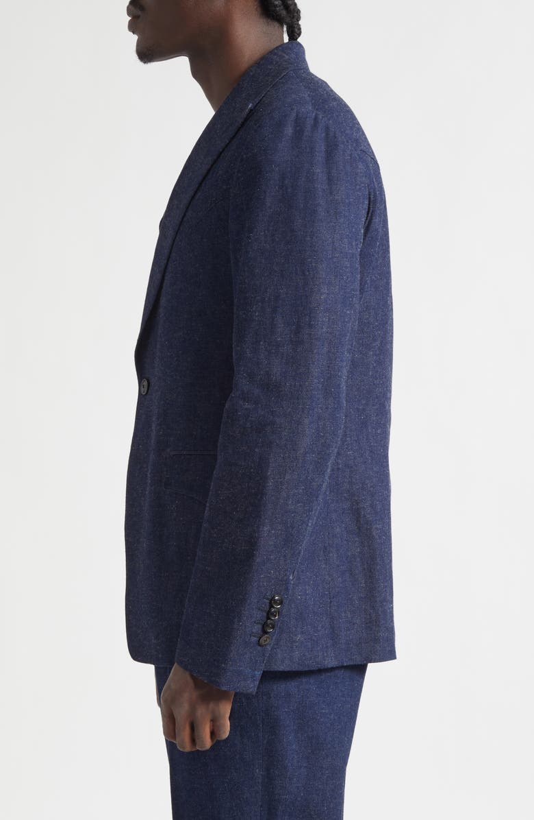 Double RL Western Denim Tuxedo Jacket, Alternate, color, Indigo