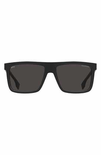 BOSS 59mm Polarized Square Sunglasses