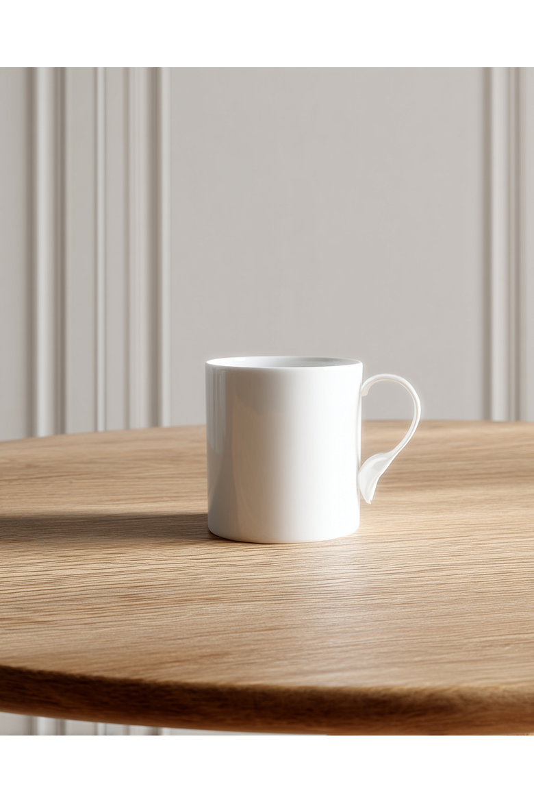 Cutlery White Oval Mug, Alternate, color, Multi