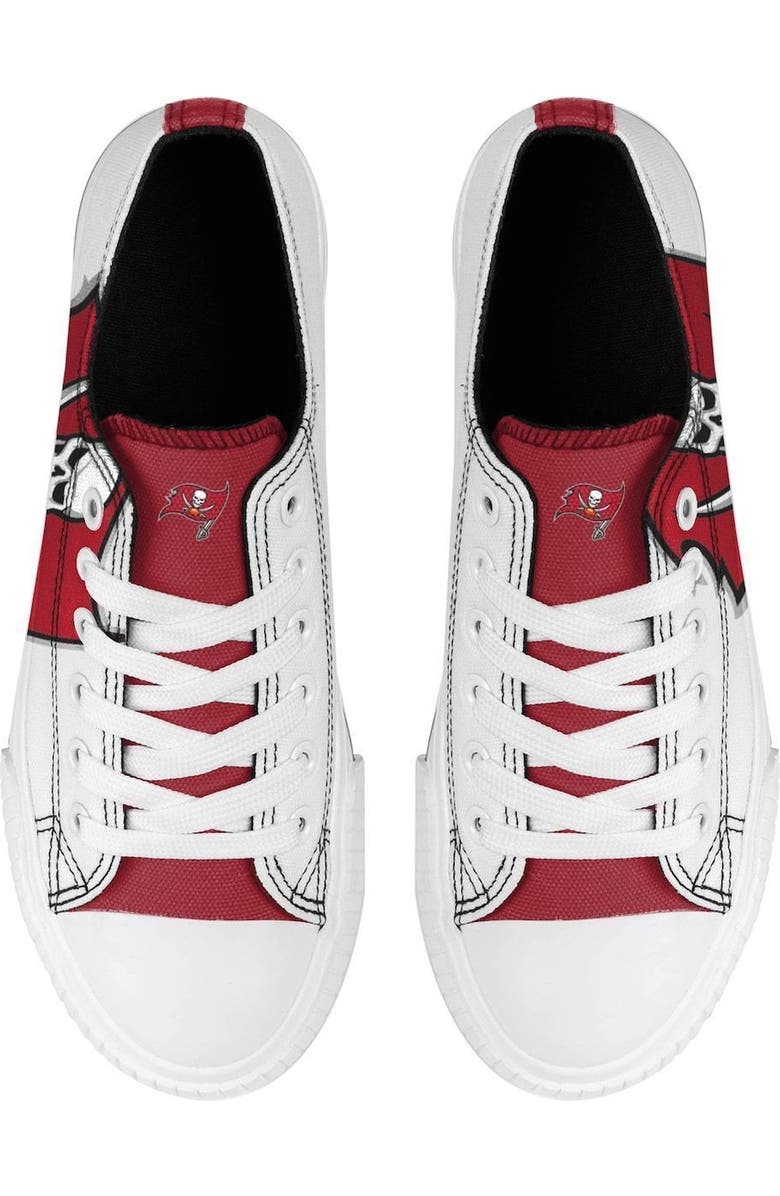 FOCO Women's FOCO Tampa Bay Buccaneers Platform Canvas Shoes, Alternate, color,