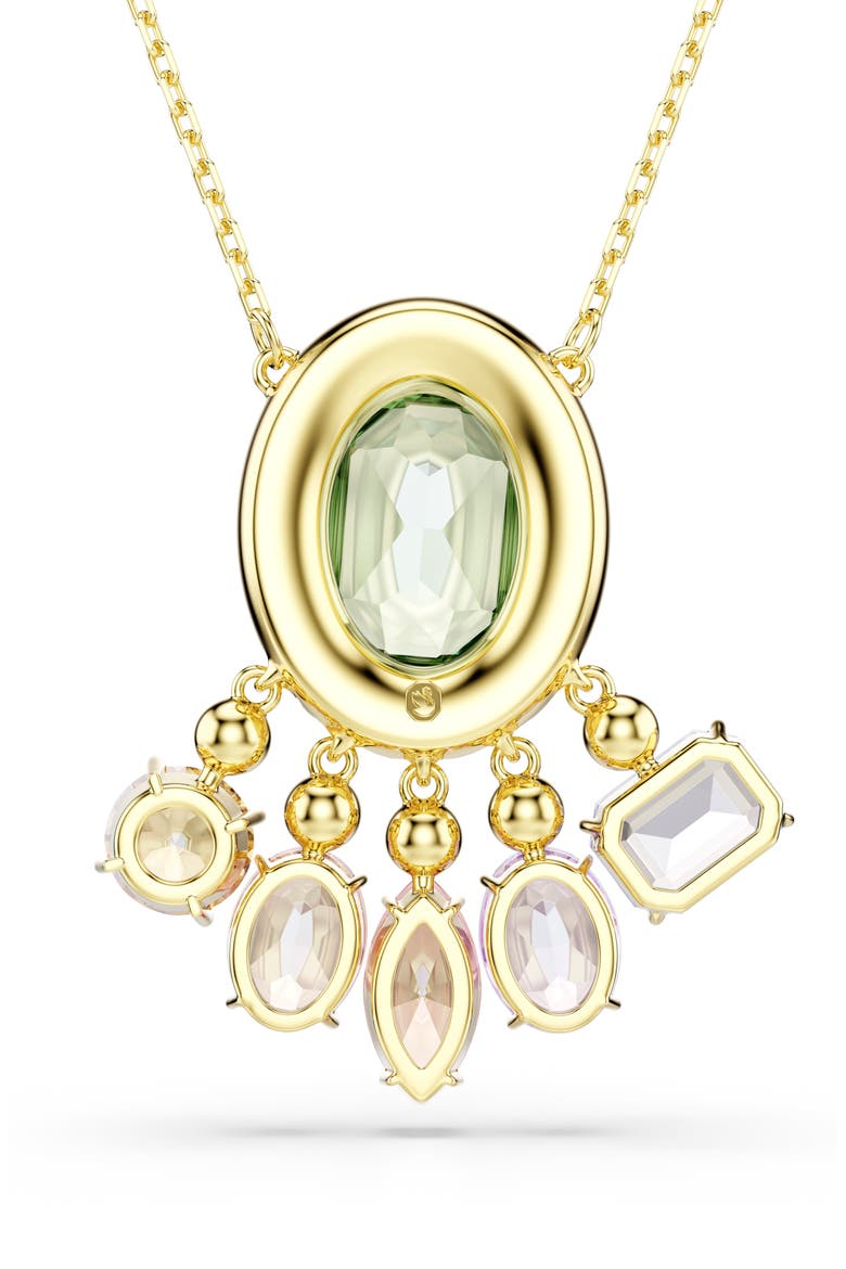 Gema Crystal Charm Pendant Necklace, Alternate, color, GOLD/ WHITE